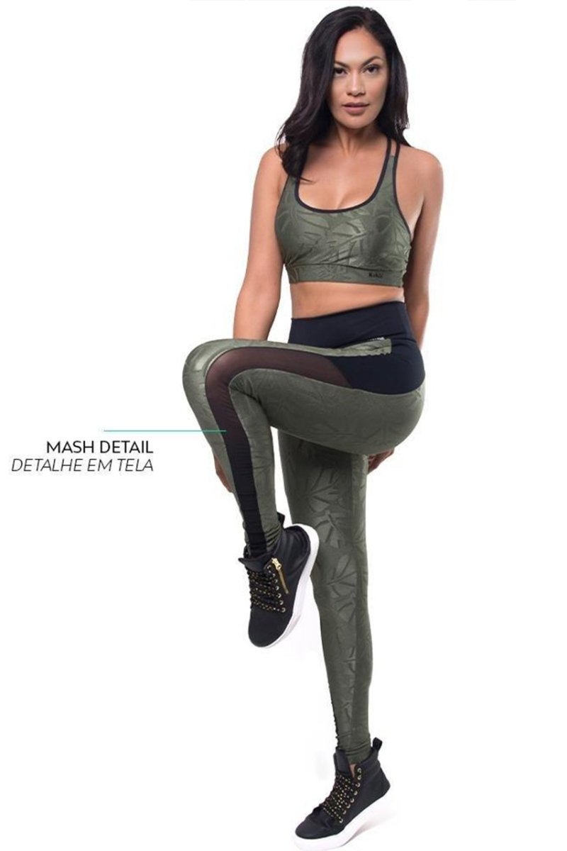  Leggings - Leggings KéhLu Leaves - KéhLu Brasil & Nova Cabana Activewear 