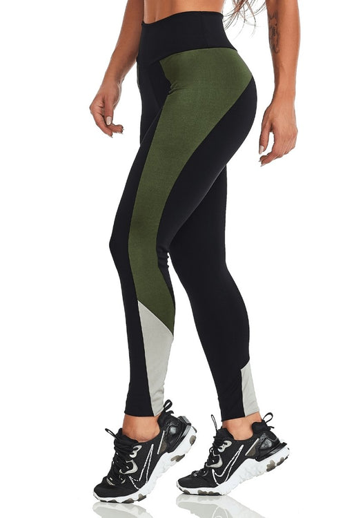  Leggings - Leggings Metallic Cutouts - Massam Fitness & Nova Cabana Activewear 