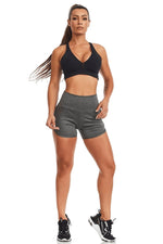  Sport Shorts - Shorts Mescla High Waist - Massam Fitness & Nova Cabana Activewear 