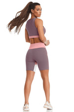  Shorts - Shorts Sofia Triple Color - Massam Fitness & Nova Cabana Activewear 