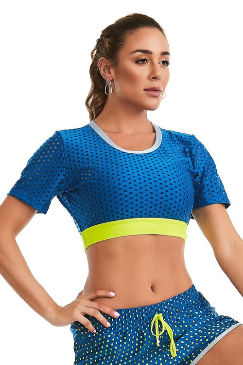  Cropped - Sleeve Cropped Fusion - Cajubrasil & Nova Cabana Activewear 