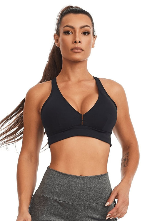  Sport-BH - Top Double Waistband with removable Pads - Massam Fitness & Nova Cabana Activewear 