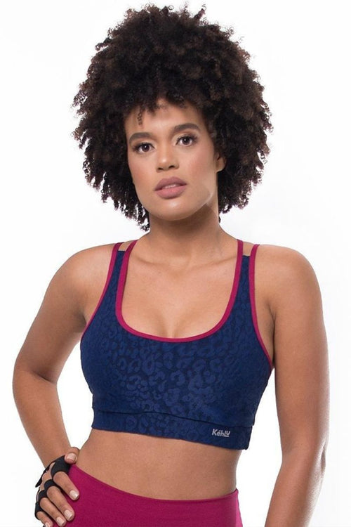  Sport-BH - Top KéhLu Leopard - KéhLu Brasil & Nova Cabana Activewear 