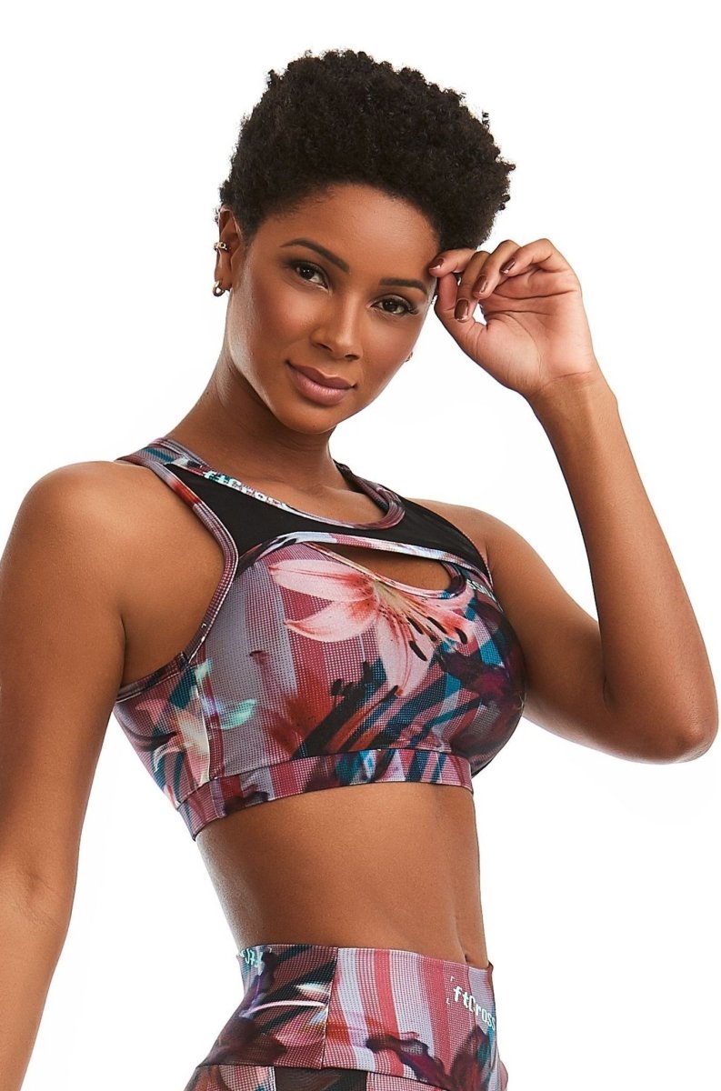  Sport-BH - Top Power Print - Cajubrasil & Nova Cabana Activewear 