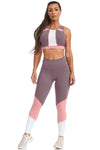  Crop-Top - Top Sofia Triple Color - Massam Fitness & Nova Cabana Activewear 