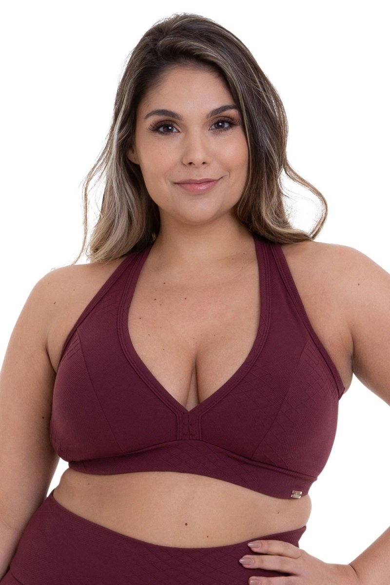  Sport-BH - Top Texture Plus Size - Cajubrasil & Nova Cabana Activewear 